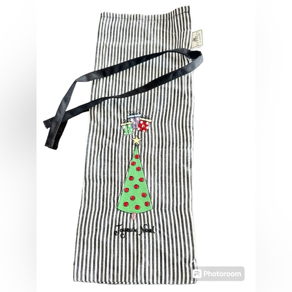 Wine Bottle Bag, new never used, Feliz Navidad - Picture 3 of 8